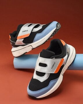 campus Boys Colourblock Running Shoes with Velcro Fastening-picture-32