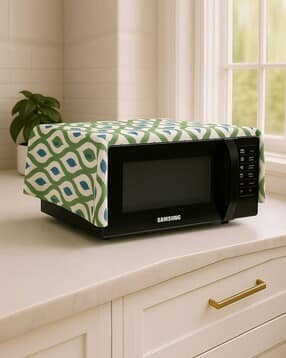 throw pillow Geometric Print PVC Waterproof Microwave Oven Cover-picture-12
