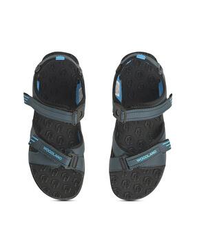 woodland Men Floater Sandals with Velcro Closure-picture-28