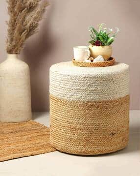 habere india Handcrafted Jute Pouffes-picture-17