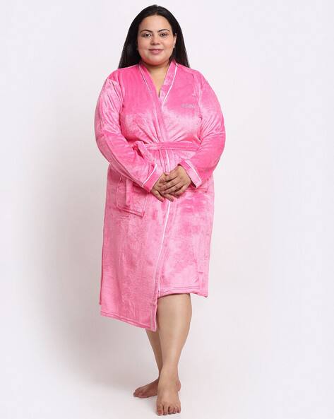 KLOTTHE Women Bath Robe With Belt