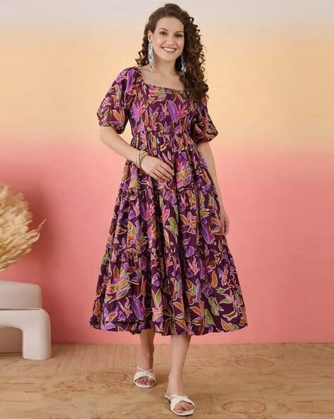 hot pink crinkle ruched flare sleeve bodycon dress Hot Pink Multi-Wear Long Sleeve Ruched Dress main image 0