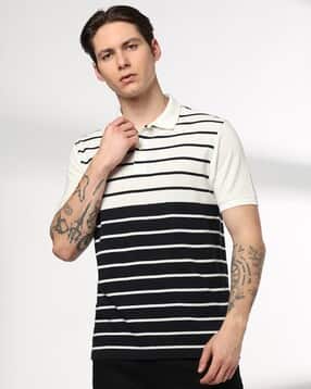 netplay Men Striped Slim Fit Polo T-Shirt-picture-41