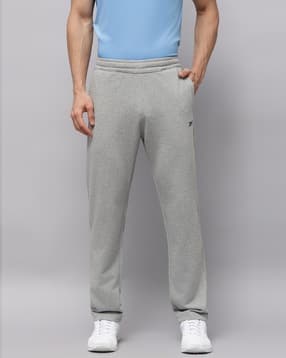 Men Brand Print Straight Track Pants-image-19