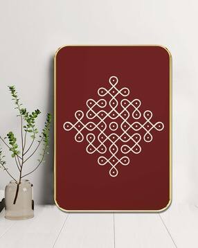 saf Kolam Rangoli Minimal Wall Art-picture-16