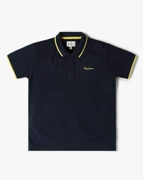 pepe jeans Boys Polo T-Shirt with Logo Embroidered-picture-28
