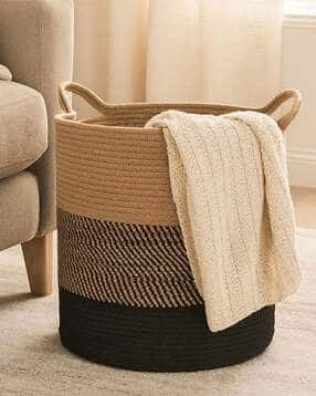 habere india Jute Laundry Basket-picture-42