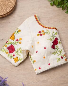 indie picks Embroidered Front-Open Blouse-picture-32