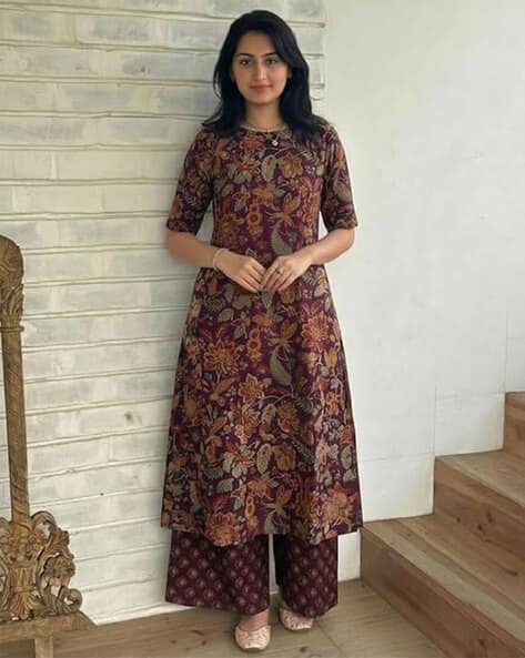 SVARAA Women Printed 2-Piece Straight Kurta Set