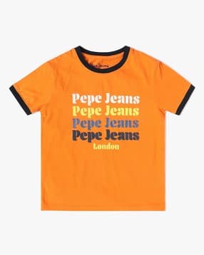pepe jeans Boys Printed Round-Neck Regular T-Shirt-picture-45