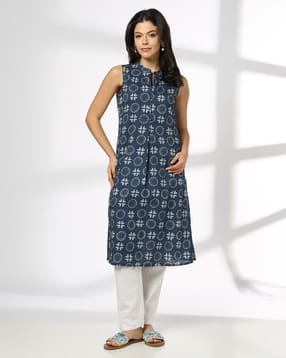 avaasa mix n' match Women Printed Straight Kurta-picture-34