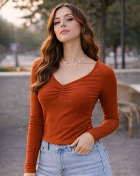 Women Slim Fit Top-image-28