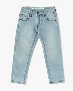 pepe jeans Boys Lightly Washed Regular Fit Jeans-picture-37