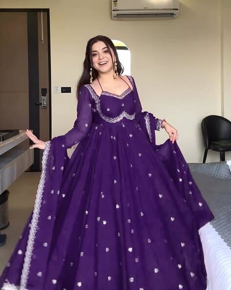 strapless open back dress Buy Pink Embroidered Georgette Straight Sharara Suit Set With Dupatta  Online at Rs.1449 main image 1