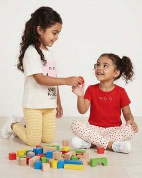nauti nati Girls Pack of 2 Cotton Leggings-picture-32