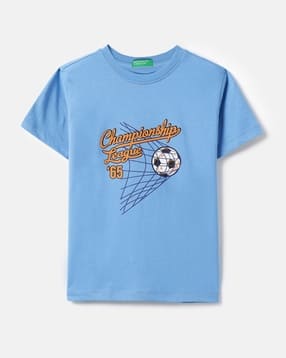 united colors of benetton Boys Graphic Print Regular Fit T-Shirt-picture-39