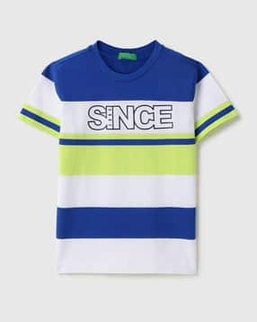 united colors of benetton Boys Striped Regular Fit T-Shirt-picture-21