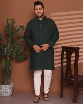 enchanted drapes Men Regular Fit Long Kurta-picture-20
