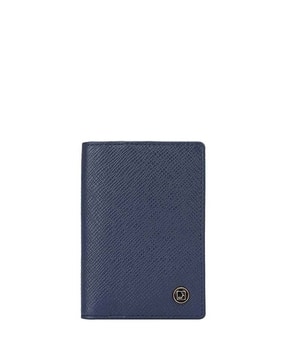 da milano Men Logo Pattern Card Holder with Snap Button Closure-picture-33