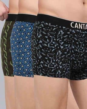 cantabil Men Pack of 3 Printed Trunks-picture-46
