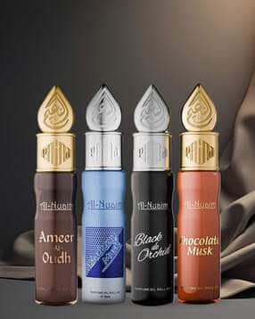 al-nuaim Set of 4 Unisex Long Lasting Rollerball Attars - 6 ml-picture-39