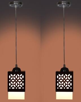 gojeeva Set of 2 Wooden Pendant Ceiling Lamps-picture-25