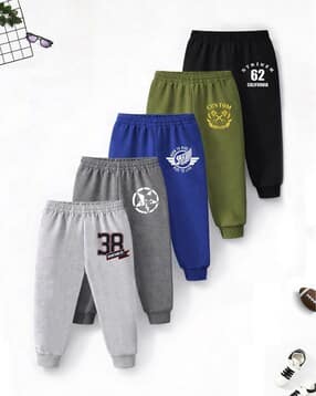 trampoline Boys Pack of 5 Regular Pyjamas with Elasticated Waist-picture-25