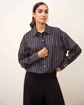 and Women Striped Regular Fit Shirt-picture-21