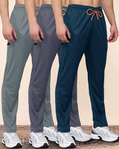 Popmantra Men Pack of 3 Mid Rise Straight Pant
