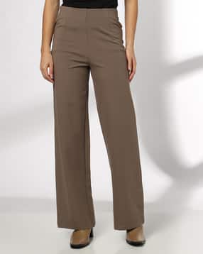 rio Women Straight Pants with Elasticated Waist-picture-52