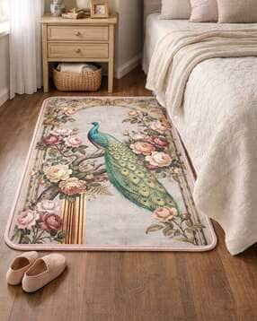 Floral Print Anti-Skid Carpet 2' x 3' -image-48