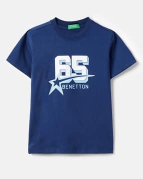 united colors of benetton Boys Graphic Print Regular Fit T-Shirt-picture-14
