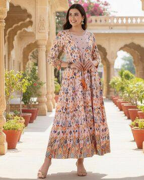 Embroidery Anarkali Kurta-image-21