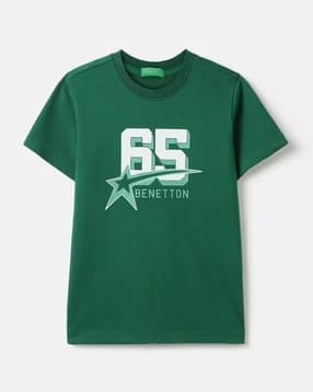 united colors of benetton Boys Graphic Print Regular Fit T-Shirt-picture-11