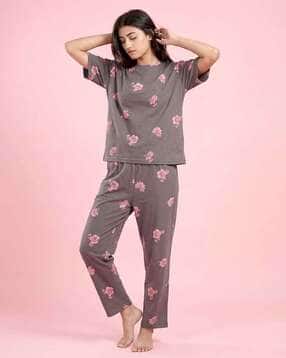 juliana dream Women Printed 2-Piece T-Shirt & Pyjama Set-picture-22