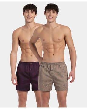 jockey Pack of 2 Graphic Print Regular Boxers-picture-14