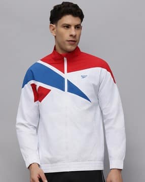 reebok Colourblock Regular Fit Biker Jacket-picture-48