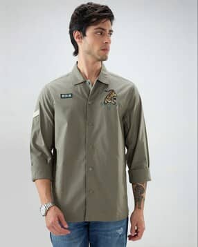 superdry Tiger Patch 54 Overshirt-picture-45