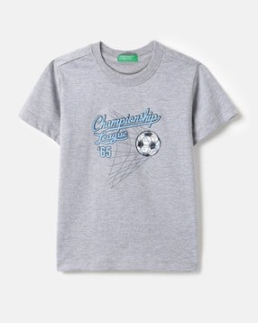 united colors of benetton Boys Graphic Print Regular Fit T-Shirt-picture-13