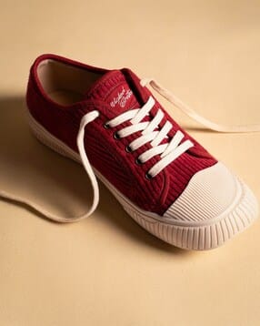 theater Women Ribbed Lace-Up Casual Shoes-picture-3