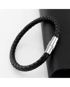 salty alpha Men Leather Wristband-picture-27