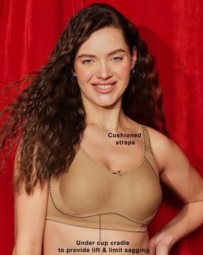 clovia Non-Padded Non-Wired Full Coverage T-Shirt Bra-picture-15