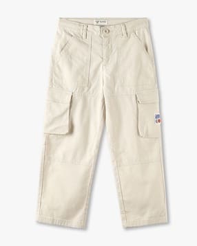 Boys Straight Fit Cargo Pants-image-28