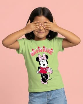 nauti nati Girls Printed Round- Neck T-Shirt-picture-51