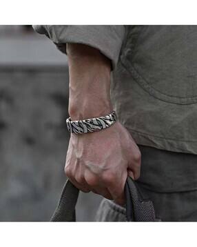 men stainless steel kada