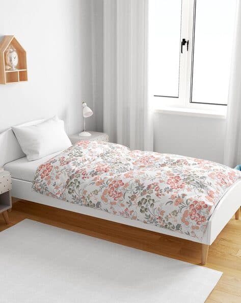 Divine Casa 120-150 Floral Print Kids AC Dohar Blanket