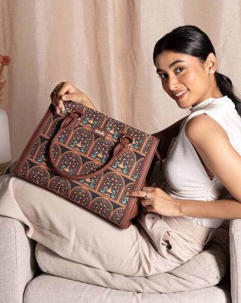 Zouk Women Nawabi Couture Printed Classic Satchel Bag