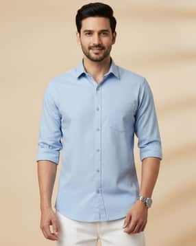 buda jeans co Men Regular Fit Shirt with Spread Collar-picture-43