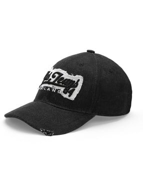 gas Washed Cotton Denim Baseball Cap-picture-8