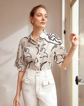fyre rose Women Printed Regular Fit Shirt-picture-34